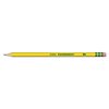 Ticonderoga Pencils, HB (#2), Black Lead, Yellow Barrel, PK12 13882